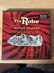 The Robe Alfred Newman Hollywood Symphony Orchestra 45 RPM 20th Century Fox