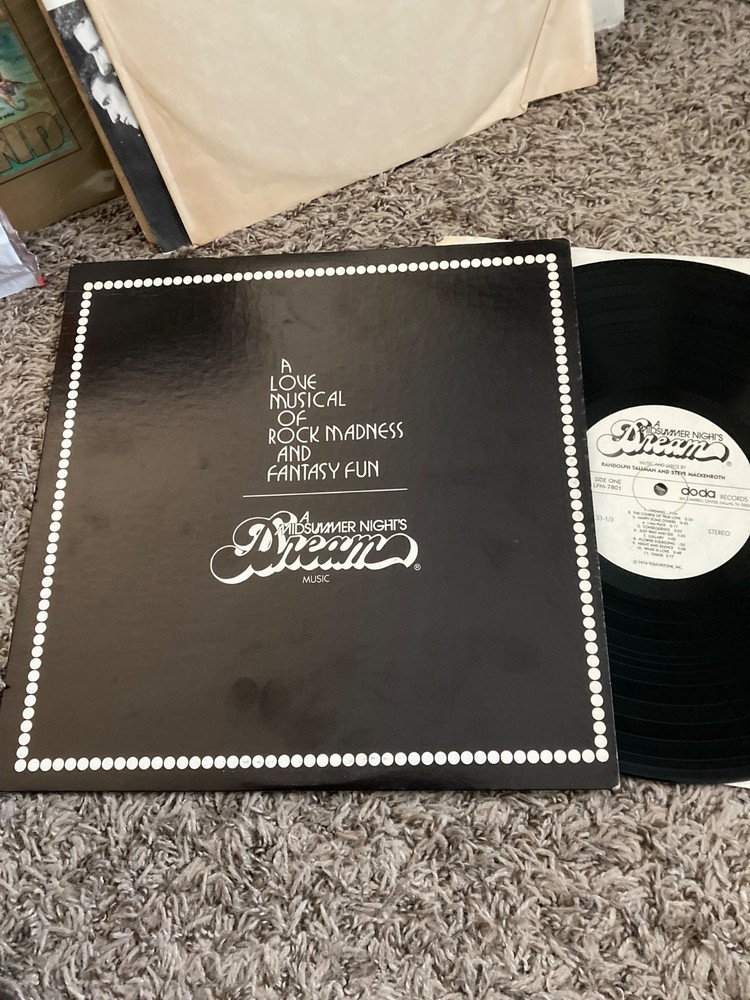 A MIDSUMMER NIGHT’S DREAM LP 1974 PRIVATE PRESS ROCK MADNESS MUSICAL FUNK DALLAS