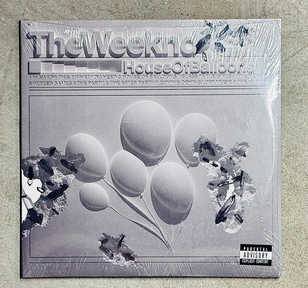 SEALED – “The Weeknd x Daniel Arsham: House of Balloons” 2x LP (Limited Edition)