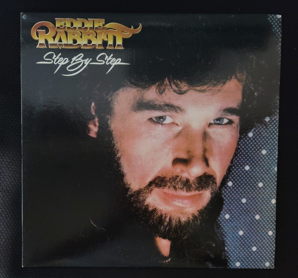 Step By Step [LP] Eddie Rabbitt 1981 Country Vinyl Record VG+ w/ inner