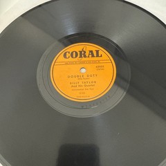 1950 JAZZ – The BILLY TAYLOR QUARTET 78 rpm CORAL 65032 DOUBLE DUTY – NEAR MINT