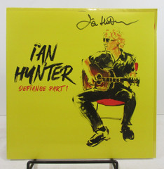 12×12″ SIGNED Poster + “Defiance Part 1” LP IAN HUNTER Sun Records Vinyl 2023