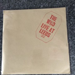 LP VINYL THE WHO LIVE AT LEEDS TRACK 2406 001 UK PRESS 1970 12 INSERTS EX+/EX+