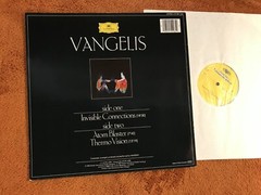 VANGELIS Invisible Connections LP Deutsche Grammophon 4151961 GERMANY 1985 Elec