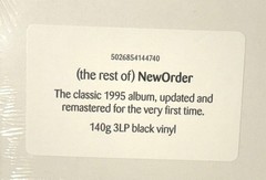 LP NEW ORDER The Rest Of (3LPs 140g BLACK Vinyl, 2026) NEW MINT SEALED