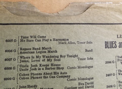 10″ Diva Original Paper Sleeve 1920s? V+ see photos