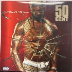 50 Cent – Get Rich Or Die Tryin’ LP – [0694935441] 2015 Lenticular Cover (EX/EX)