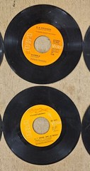 Vintage RCA Victor Stereo Various Artists Orange Label 45 RPM Vinyl Records Lot