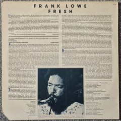 Frank Lowe Fresh LP First US Press 1975 AL 1015 Jazz NM Vinyl