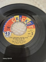 Cricket Records FROSTY THE SNOW MAN 45 RPM Vintage 1950’s orig. sleve