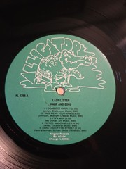 Lazy Lester Harp & Soul Vinyl Record 1988 Alligator Records AL 4768