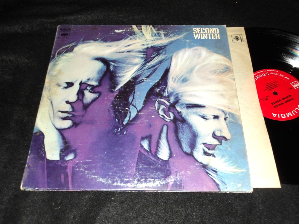 SECOND WINTER 2 LP COLUMBIA JOHNNY WINTER gatefold Set Three Sided RARITY Blues