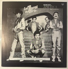 Los Tigres Del Norte – Gracias America Sin Fronteras (1 x LP, 1989 MX, EX)