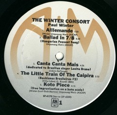 The Winter Consort, The Winter Consort, (LP, Album, RE), VG+, 3945431923
