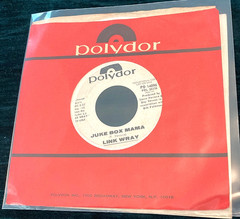 Link Wray: Juke Box Mama/Fallin’ Rain 45 Polydor PROMO SVG+