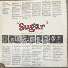 RECORD ALBUM- SUGAR- ORIGINAL BROADWAY CAST ALBUM- 33 1/3 RPM 1972 Vinyl Record