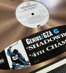 Genius/GZA Shadowboxin’ & 4th Chamber Geffen Promo 12″ Single 1996 Wu Tang Clan