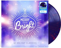 MERRY & BRIGHT 12 HOLIDAY CLASSICS Purple Vinyl WM Christmas NEW SEALED/Dings