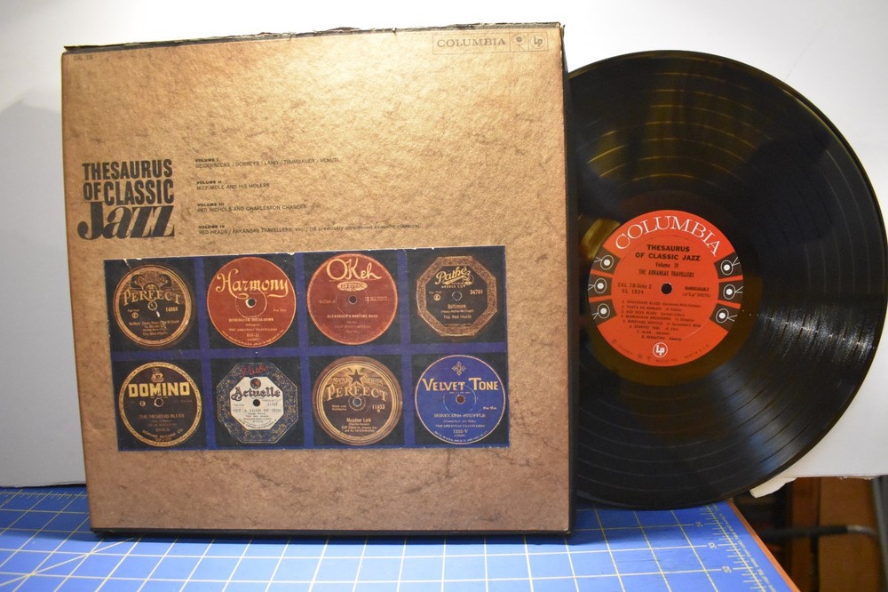 Thesaurus of Classic Jazz 4 LP box set Columbia 6 Eye Mono C4L 18
