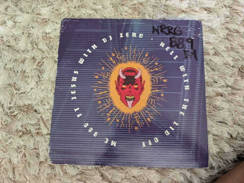 MC 900 Ft Jesus With DJ Zero – Hell With The Lid Off (1990) IRS Records vinyl