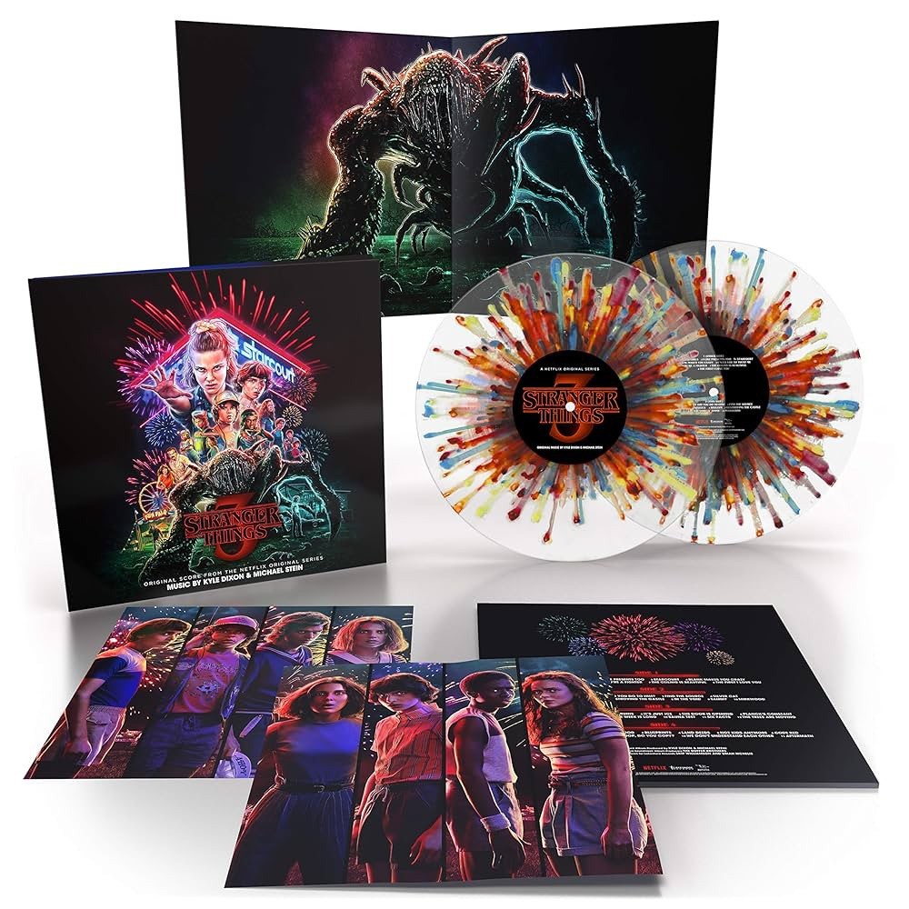 STRANGER THINGS 3 2x LP Firework Splatter Vinyl SEALED Kyle Dixon Michael Stein