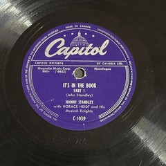 Johnny Standley w/ Horace Heidt It’s in the book part 1 & 2 Capitol 1952