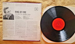 Johnny Cash Ring of Fire The Best of Johnny Cash Vinyl LP 1963 VG to VG+