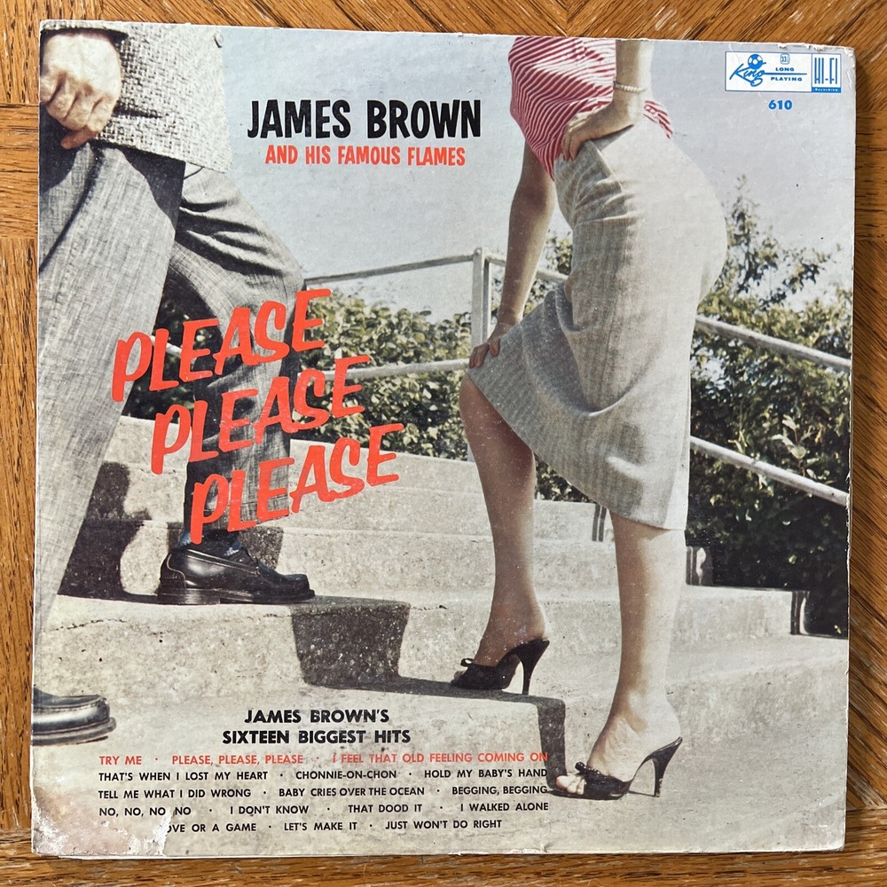 James Brown and his Famous Flames PLEASE PLEASE PLEASE Original Cover King 610