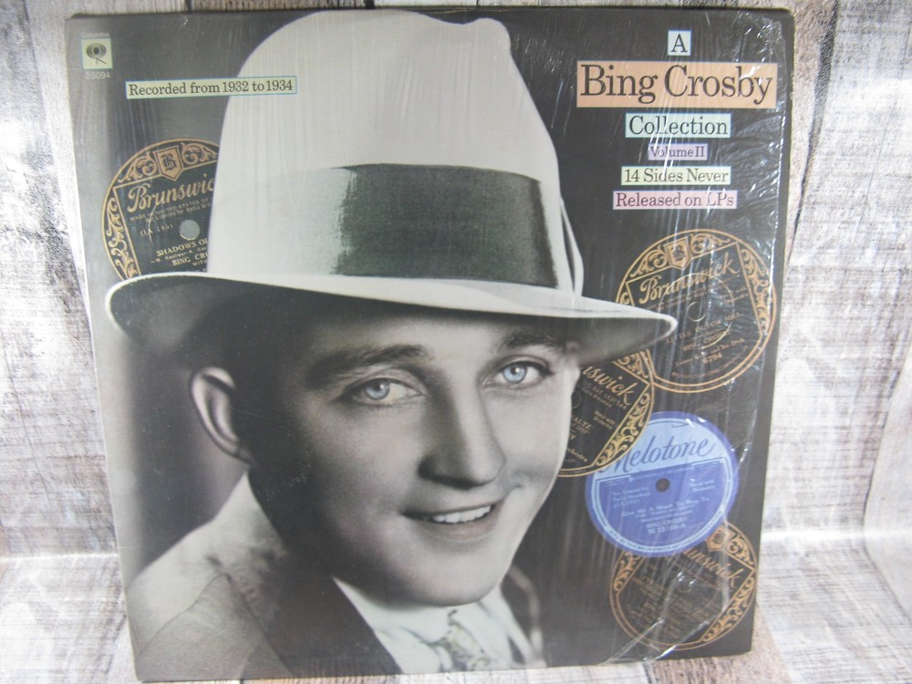 A bing Crosby Collection Volume II 14 Sides Never Released on LP’s Vinyl LP 12″
