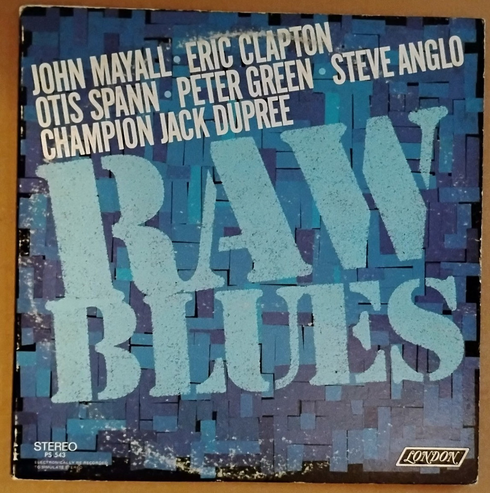 Raw Blues – Vinyl LP 1967 Promo – Eric Clapton – Peter Green John Mayall VG+/VG
