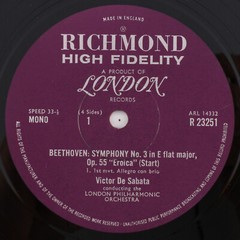 Sabata, Beethoven, Wagner, Sibelius – Symphony No.3 Eroica 2x LP Record RS 62022