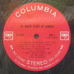 United States of America – The United States of America sealed 1968 U.S. stereo