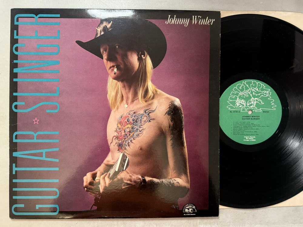 Johnny Winter – Guitar Slinger LP 1984 Alligator AL 4735 NM/VG+
