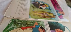 Disney Snow White & The Seven Dwarfs Read Along Book Record LP Storyteller VTG