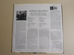 Nathan Milstein Bach / Vivaldi LP Two Violin Concertos Angel 36010 Stereo SEALED