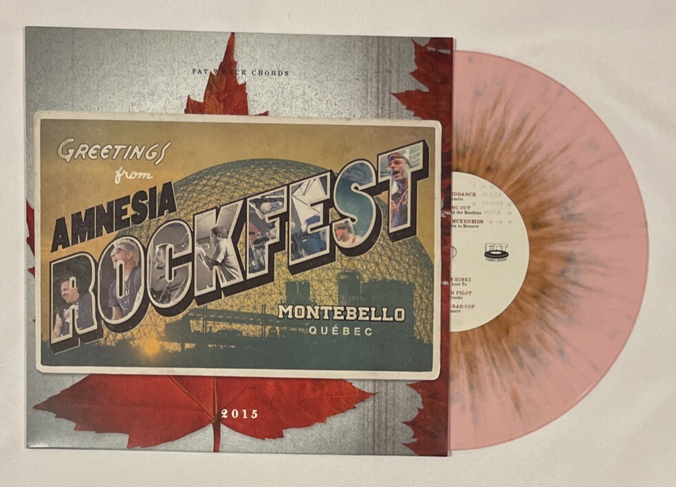 Fat Wreck – Greetings From Amnesia Rockfest 2015 Pink and Brown Color Vinyl 10”