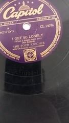 The Four Knights I Get So Lonely (When I Dream About You) 1954 10” 78 Shellac
