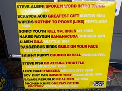 VARIOUS ARTISTS Sub Pop 100 WITH INSERT LP Used! 1986 Wipers U-Men Skinny Puppy