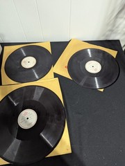 3 lot Audiodiscs 1950’s Conn All state Chorus song recordings record audio devi
