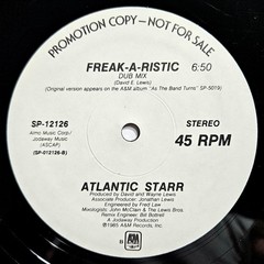 80’S R&B – ATLANTIC STARR – FREAK-A-RISTIC – A&M RECORDS ORIGINAL PROMO