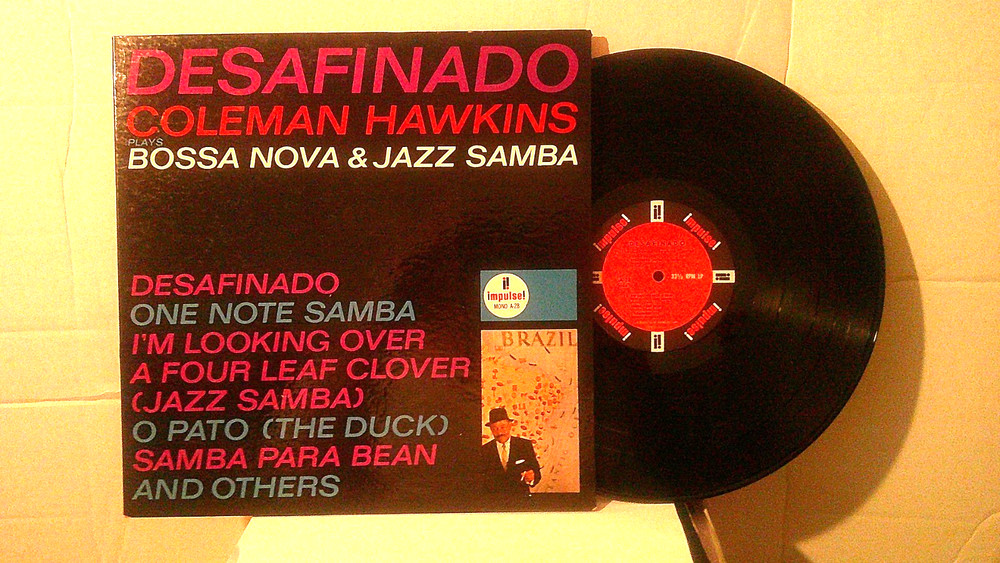 Coleman Hawkins,Impulse A-28″Desafinado”US,LP,mono,1962 jazz sax,gatefold,EXC