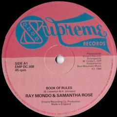 Raymondo & Samantha Rose – Book Of Rules / Easy Loving (12″) (Near Mint (NM or M