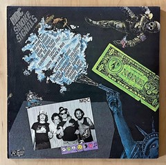 MDC Smoke Signals 1986 Hardcore Punk Vinyl LP SIGNED w/ Insert 1st Pressing