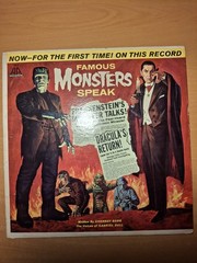 1963 Sounds of Famous Monsters Speak LP A.A. Records AR-3 VG