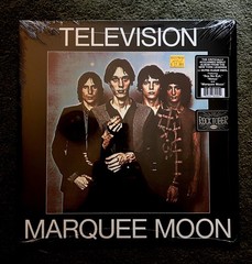 TELEVISION Marquee Moon CLEAR Vinyl LP Rhino Rocktober Punk New York SEALED NEW