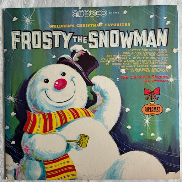 FROSTY the SNOWMAN Childrens Christmas Favorites 12″ vinyl RECORD Christmas LP