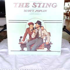 MCA Records The Sting Soundtrack 1974 12″ Black Vinyl LP MCA-2040 Cover