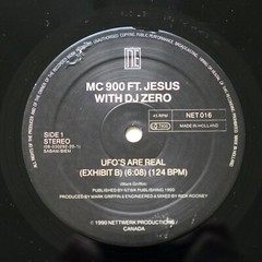 MC 900 Ft Jesus With DJ Zero 2x 12″ UFO’s Are Real & Truth is out of Style MINT-