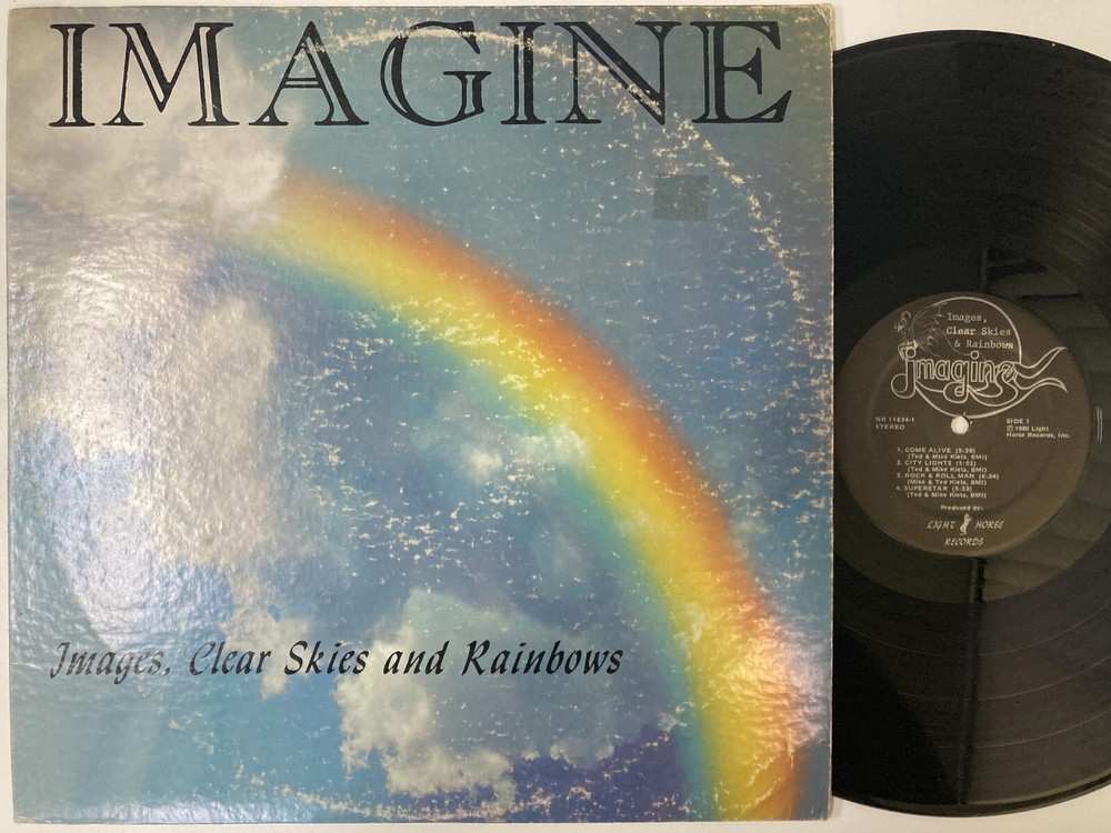 IMAGINE – Images, Clear Skies and Rainbows LP (RARE US Pressing on LIGHT HORSE)