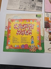Vintage Lot 6 Of Children’s LP’s Walt Disney Snow White, Candy Man, Sesame Stree